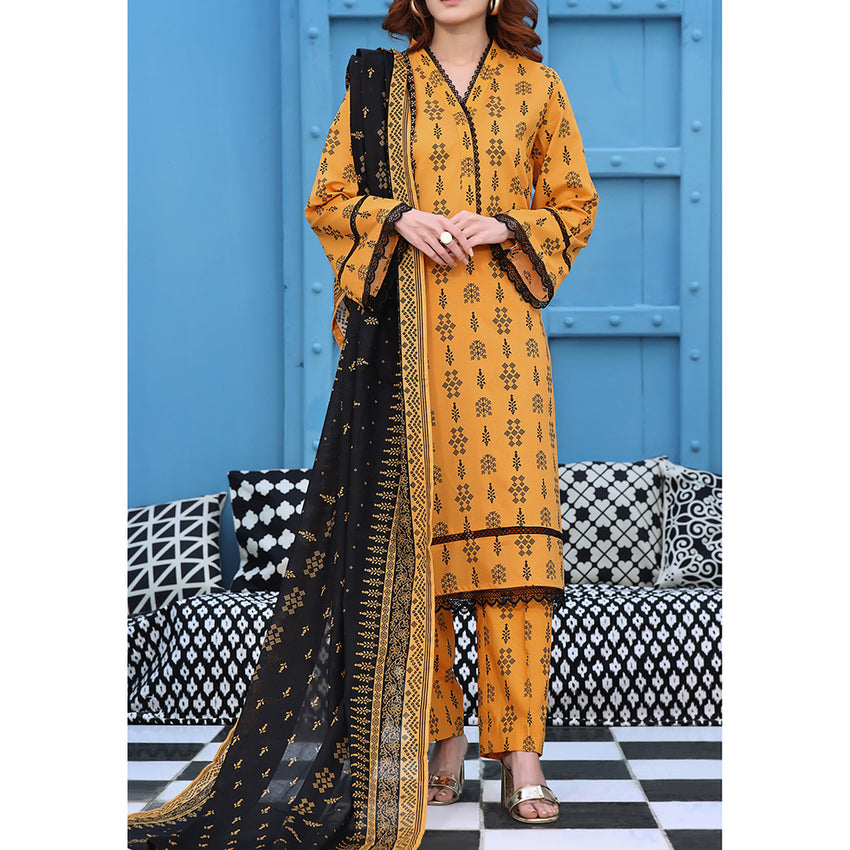 Vs Aiza & Momina Lawn Printed 3Pcs Unstitched Suit Vol-1, Women, 3Pcs Shalwar Suit, VS Textile Mills, Chase Value