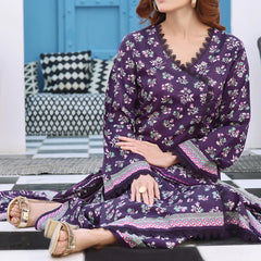 Vs Aiza & Momina Lawn Printed 3Pcs Unstitched Suit Vol-1, Women, 3Pcs Shalwar Suit, VS Textile Mills, Chase Value