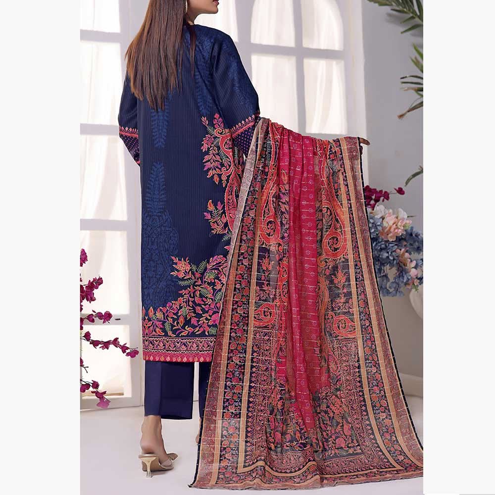 Anmol Cottel Linen Printed Unstitched 3Pcs Suit - 243, Women, 3Pcs Shalwar Suit, VS Textile, Chase Value