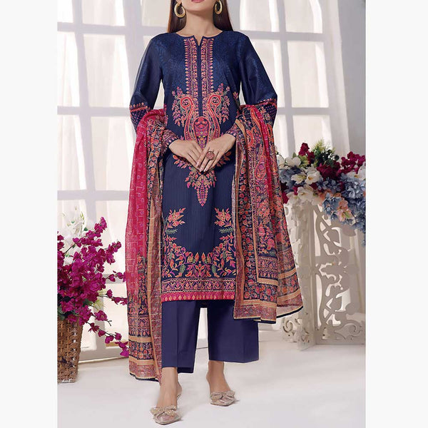Anmol Cottel Linen Printed Unstitched 3Pcs Suit - 243, Women, 3Pcs Shalwar Suit, VS Textiles, Chase Value