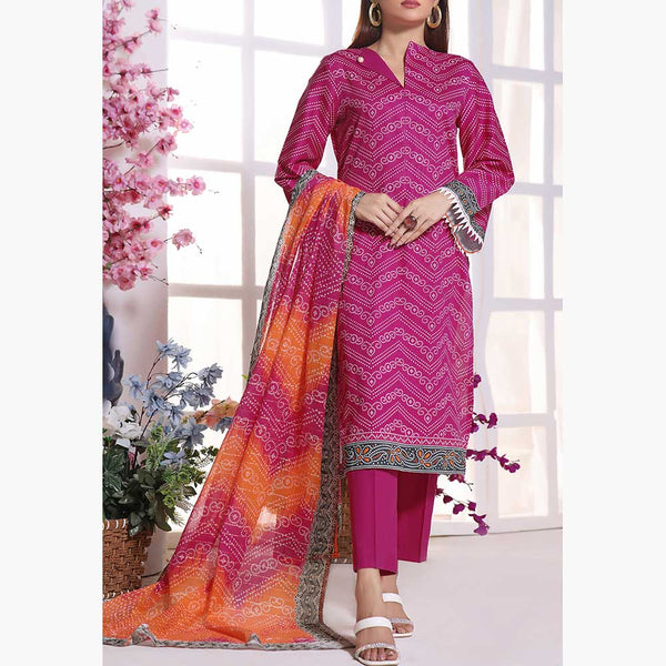 Anmol Cottel Linen Printed Unstitched 3Pcs Suit - 247, Women, 3Pcs Shalwar Suit, VS Textiles, Chase Value