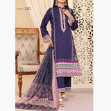 Anmol Cottel Linen Printed Unstitched 3Pcs Suit - 245, Women, 3Pcs Shalwar Suit, VS Textiles, Chase Value