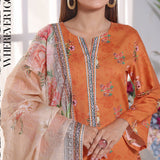 Anmol Cottel Linen Printed Unstitched 3Pcs Suit - 251, Women, 3Pcs Shalwar Suit, VS Textile, Chase Value