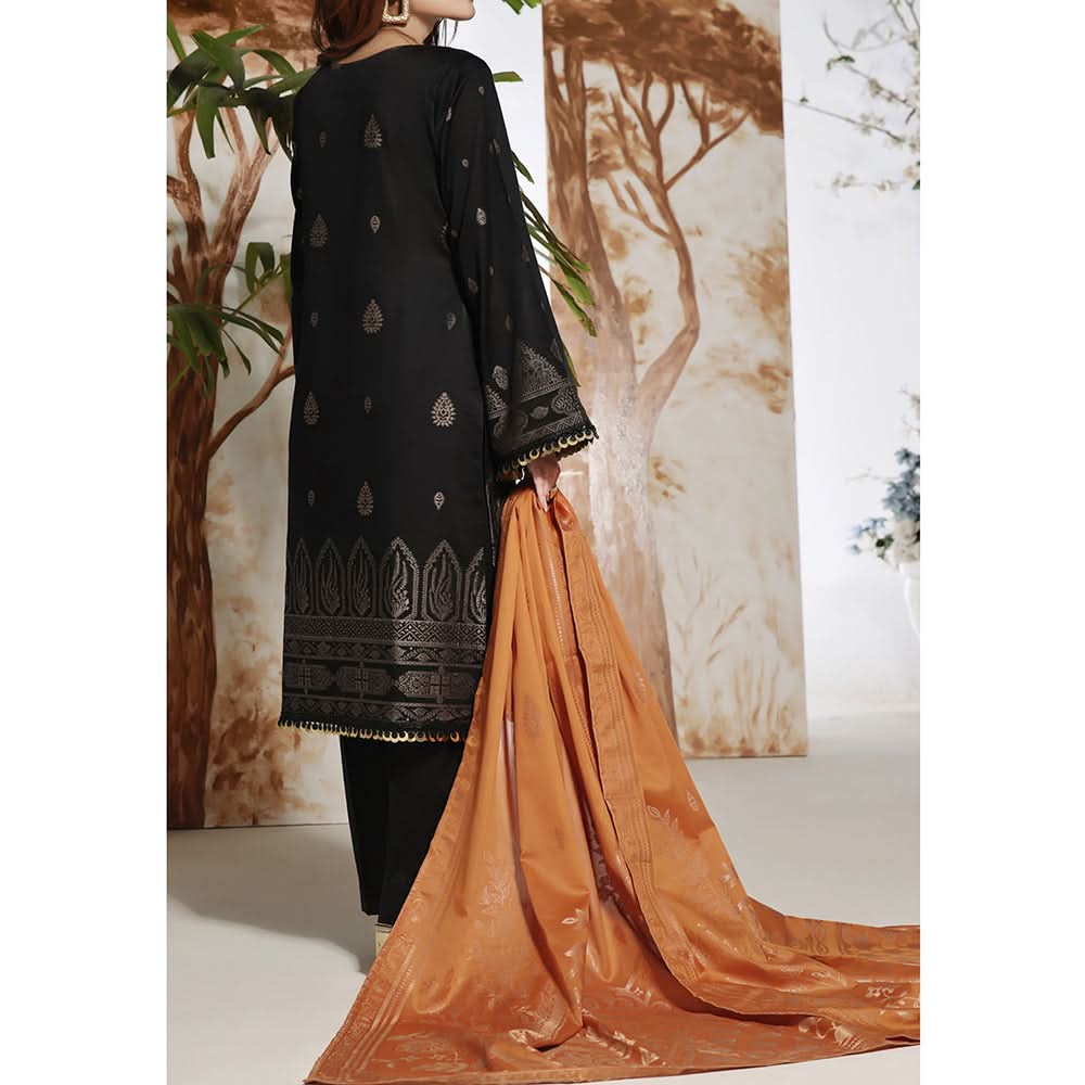 Vs Jacquard Broshia Suit Unstitched 3Pcs V-1 - 2301 - B, Women, 3Pcs Shalwar Suit, VS Textile, Chase Value