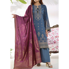 Vs Jacquard Broshia Suit Unstitched 3Pcs V-1 - 2308 - A, Women, 3Pcs Shalwar Suit, VS Textile, Chase Value