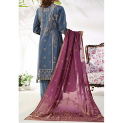 Vs Jacquard Broshia Suit Unstitched 3Pcs V-1 - 2308 - A, Women, 3Pcs Shalwar Suit, VS Textile, Chase Value