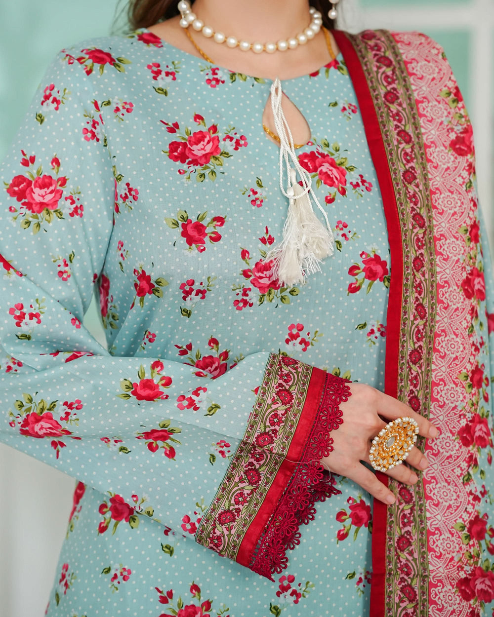 DAMAN By Vs Textile Exclusive Lawn Printed 3-PCS Unstiched Suit - 799, Women, 3Pcs Shalwar Suit, Chase Value, Chase Value