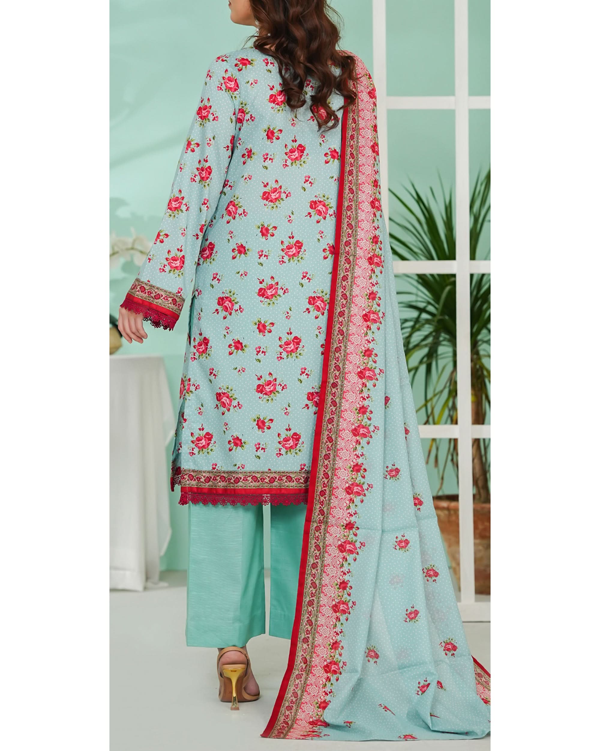 DAMAN By Vs Textile Exclusive Lawn Printed 3-PCS Unstiched Suit - 799, Women, 3Pcs Shalwar Suit, Chase Value, Chase Value
