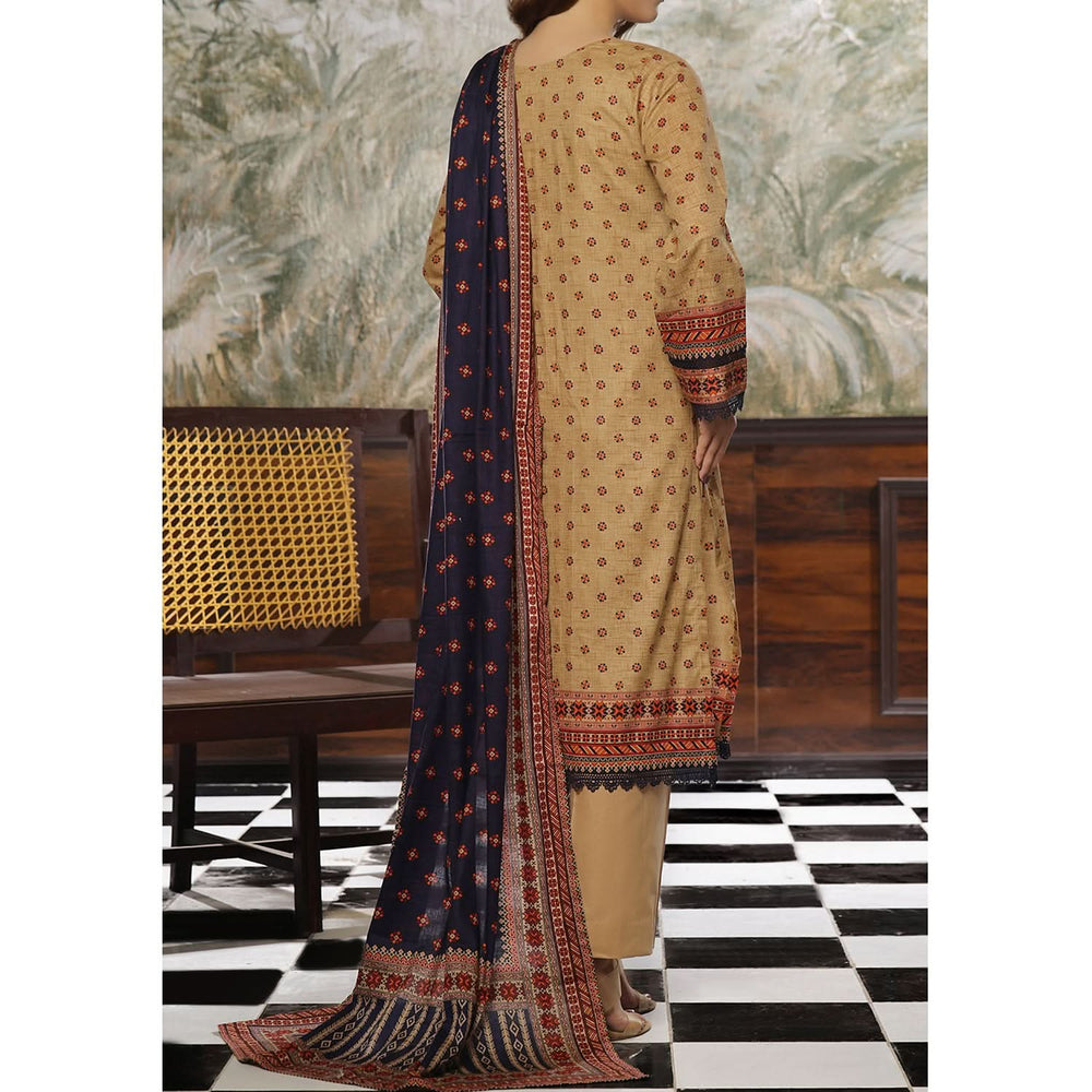 VS Daman Cambric Printed Suit 3-Pes - 609-A, Women, 3Pcs Shalwar Suit, Chase Value, Chase Value