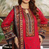 VS Daman Cambric Printed Suit 3-Pes - 610-B, Women, 3Pcs Shalwar Suit, Chase Value, Chase Value