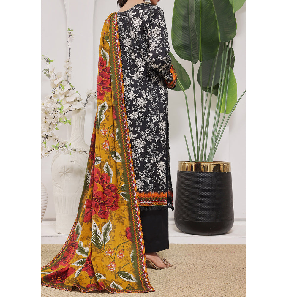 DAMAN By Vs Textile Lawn Printed Unstitched 3Pcs Suit - 823-B, Women, 3Pcs Shalwar Suit, Chase Value, Chase Value