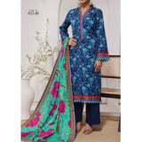 DAMAN By Vs Textile Lawn Printed Unstitched 3Pcs Suit -823-A, Women, 3Pcs Shalwar Suit, Chase Value, Chase Value