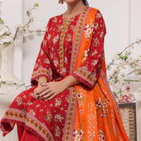 DAMAN By Vs Textile Lawn Printed Unstitched 3Pcs Suit -824-A, Women, 3Pcs Shalwar Suit, Chase Value, Chase Value