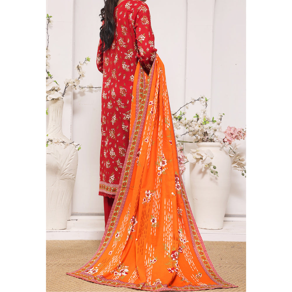 DAMAN By Vs Textile Lawn Printed Unstitched 3Pcs Suit -824-A, Women, 3Pcs Shalwar Suit, Chase Value, Chase Value