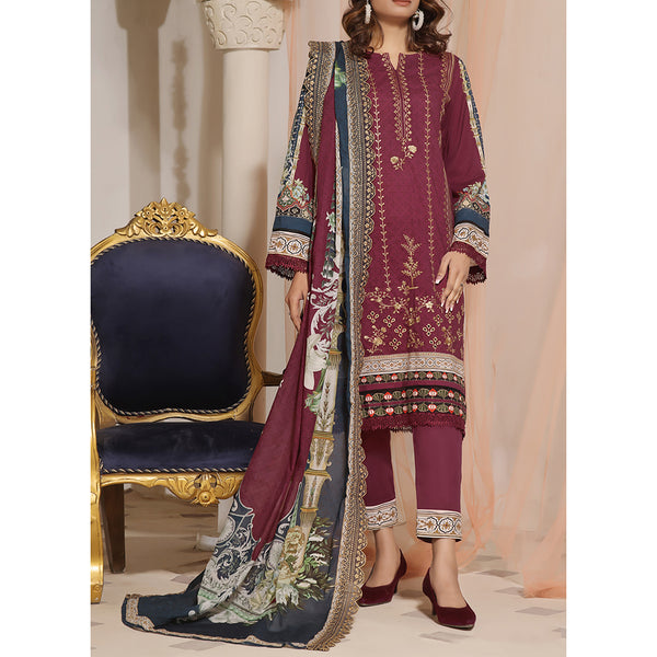 Vs Misri Lawn Digital Printed Embroidered Unstitched 3Pcs Suit, Women, 3Pcs Shalwar Suit, VS Textile Mills, Chase Value