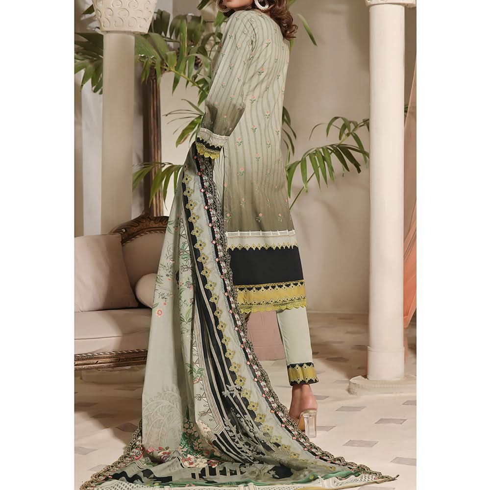 Vs Misri Lawn Digital Printed Embroidered Unstitched 3Pcs Suit, Women, 3Pcs Shalwar Suit, VS Textile Mills, Chase Value