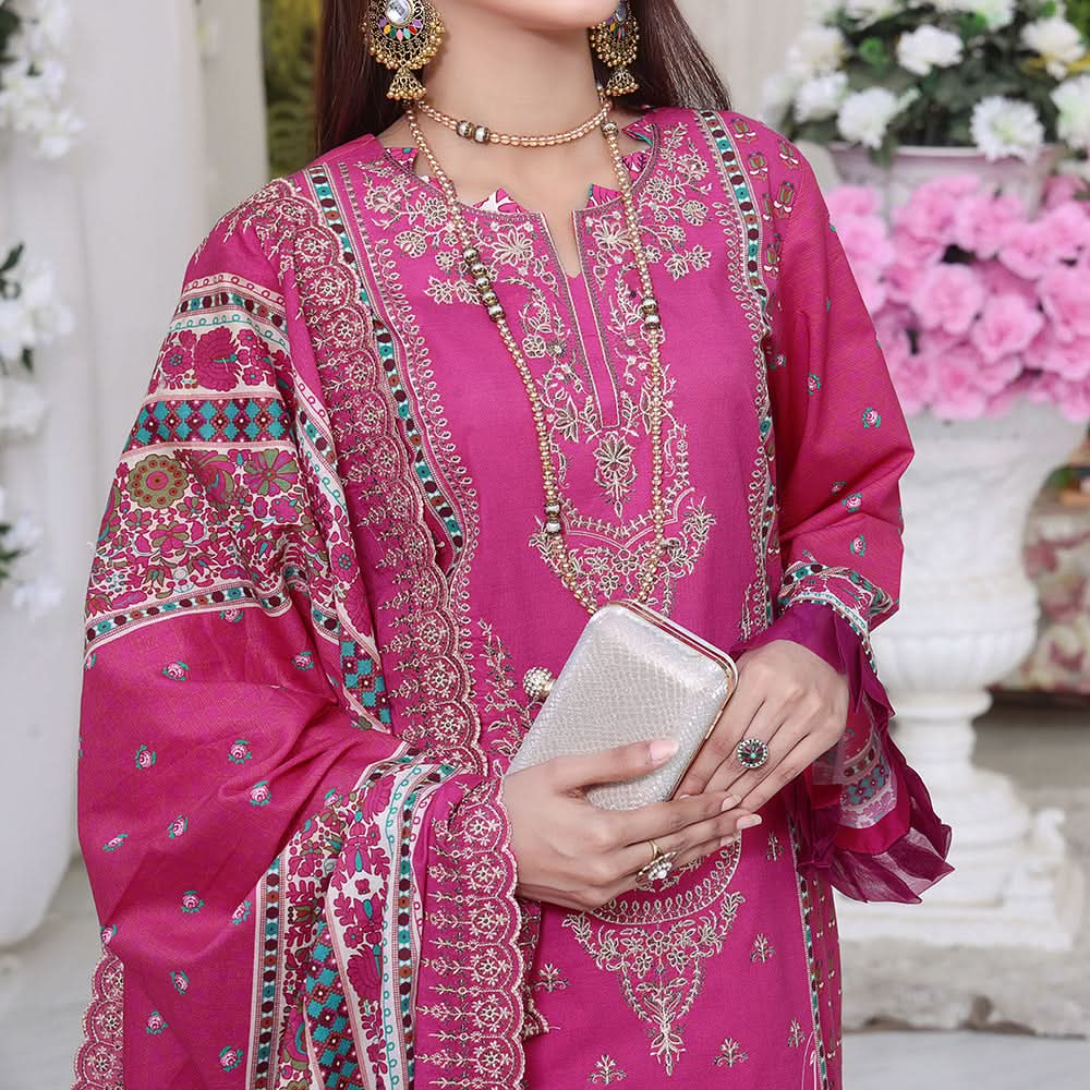 Vs Misri Lawn Digital Printed Embroidered Unstitched 3Pcs Suit, Women, 3Pcs Shalwar Suit, VS Textile Mills, Chase Value