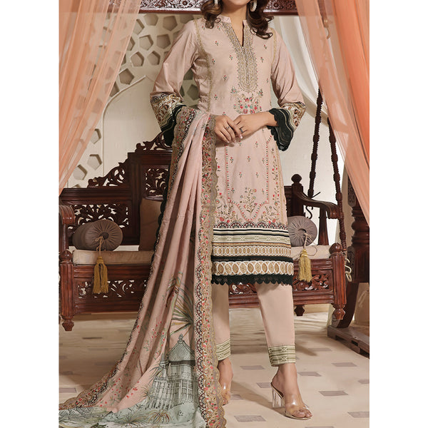 Vs Misri Lawn Digital Printed Embroidered Unstitched 3Pcs Suit, Women, 3Pcs Shalwar Suit, VS Textile Mills, Chase Value