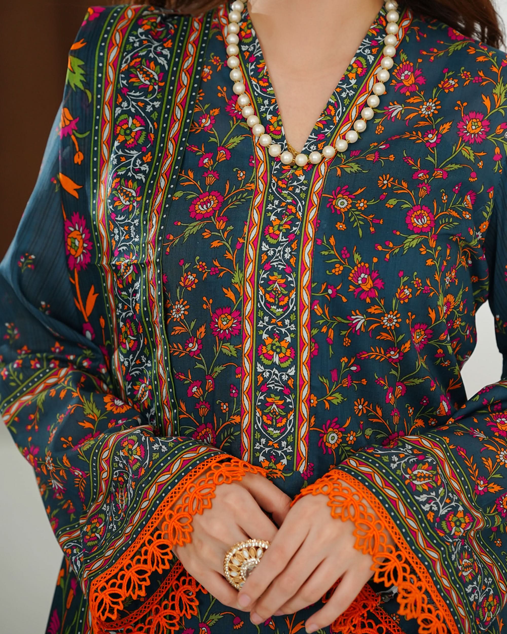 MISRI Lawn Printed 3-Piece Suit By VS Textile V-3, Women, 3Pcs Shalwar Suit, Chase Value, Chase Value