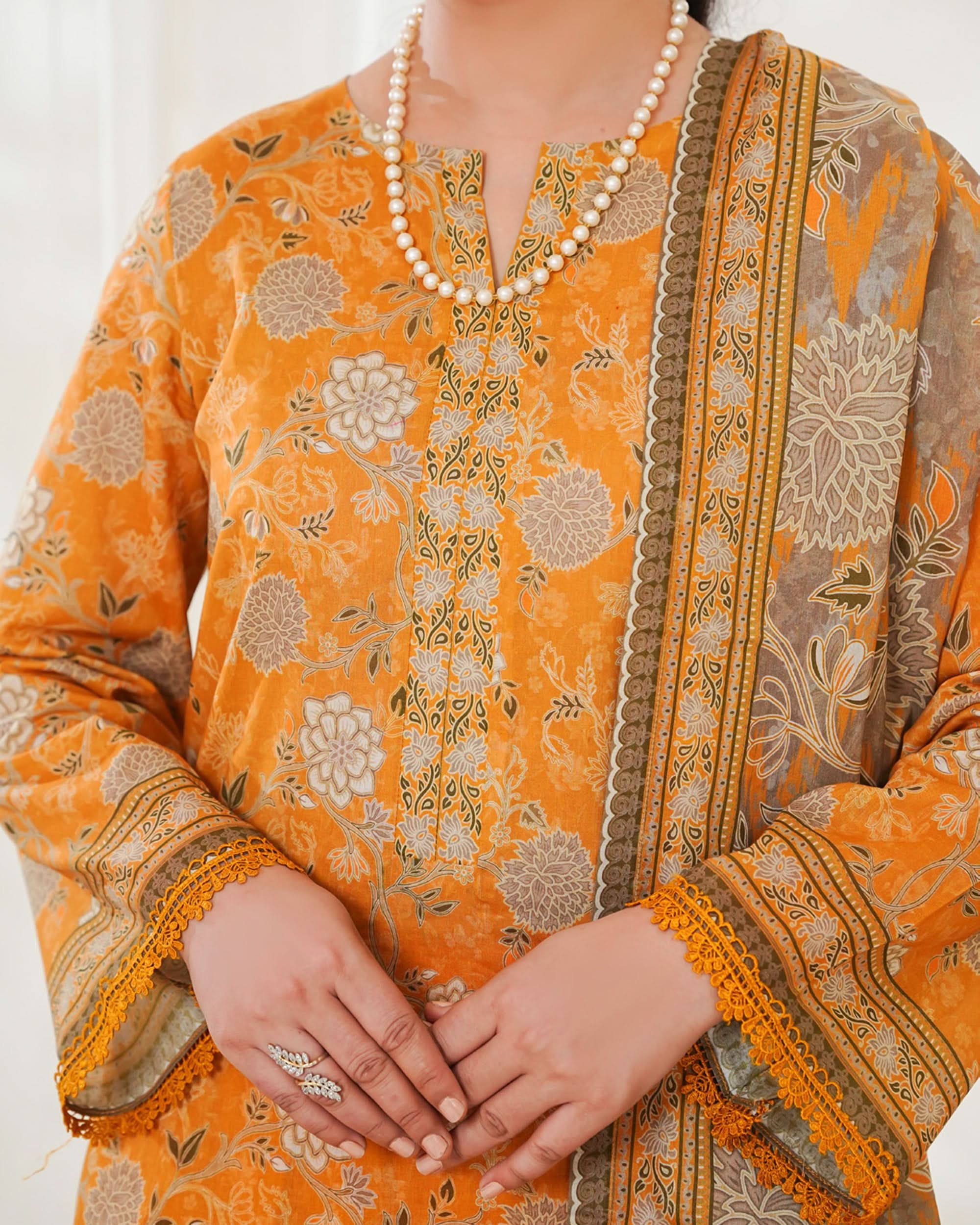 MISRI Lawn Printed 3-Piece Suit By VS Textile V-2, Women, 3Pcs Shalwar Suit, Chase Value, Chase Value