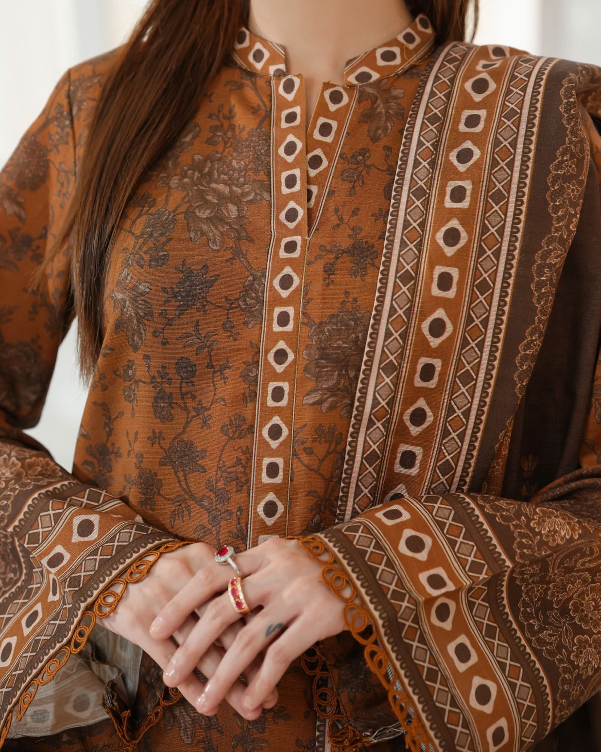 MISRI Lawn Printed 3-Piece Suit By VS Textile V-1, Women, 3Pcs Shalwar Suit, Chase Value, Chase Value