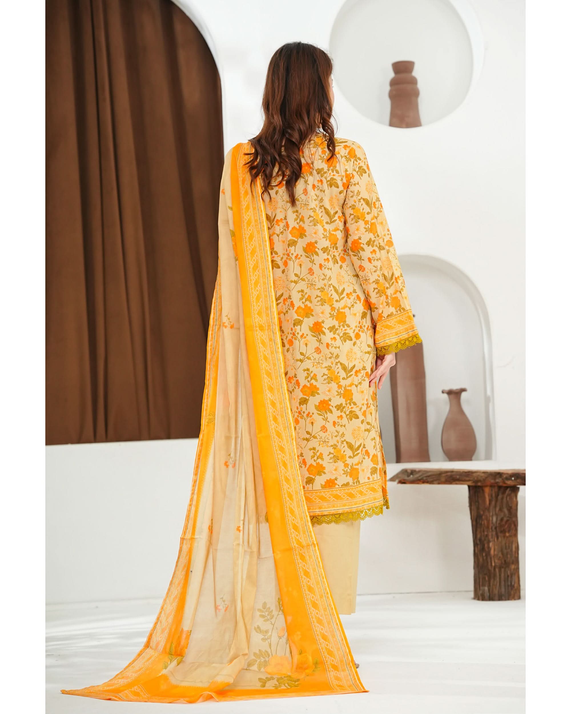 MISRI Lawn Printed 3-Piece Suit By VS Textile V-3, Women, 3Pcs Shalwar Suit, Chase Value, Chase Value