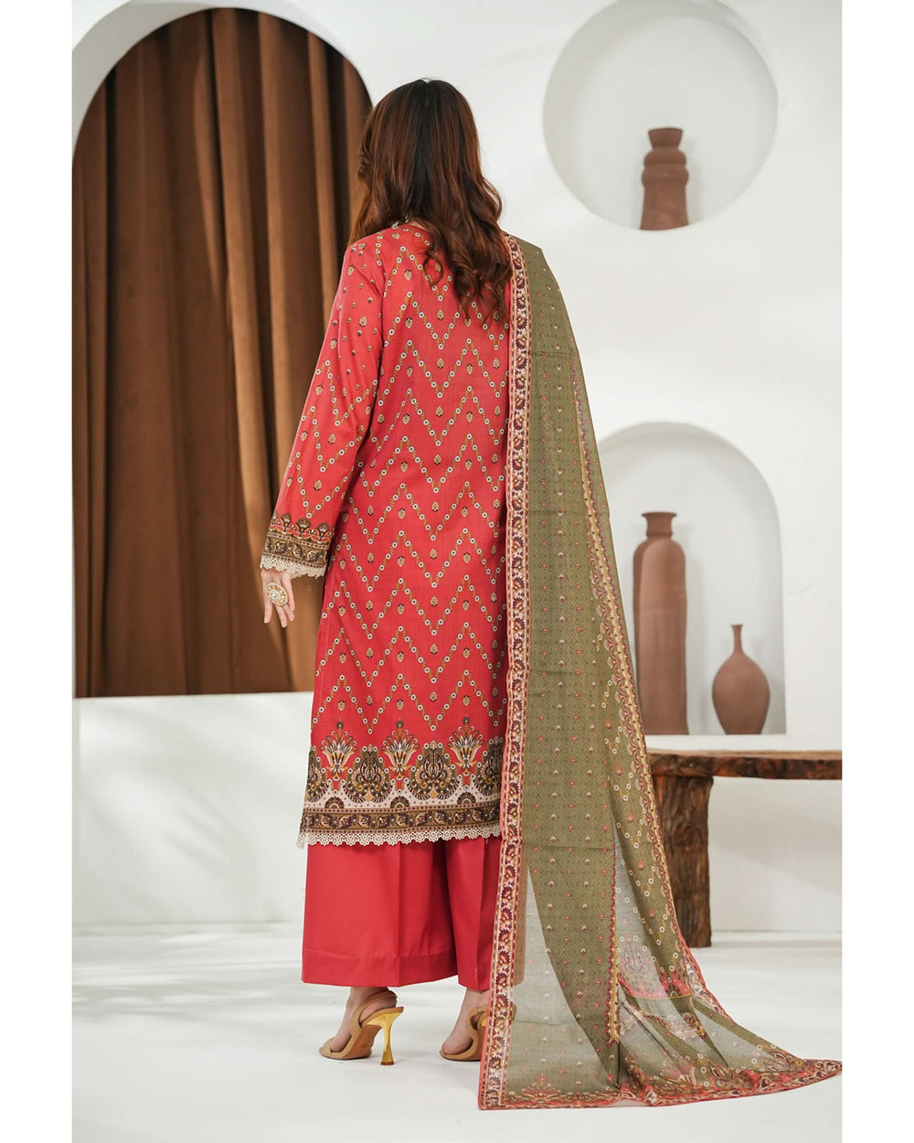 MISRI Lawn Printed 3-Piece Suit By VS Textile V-3, Women, 3Pcs Shalwar Suit, Chase Value, Chase Value