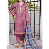 Vs Signature Printed Lawn Unstitched Suit 3Pcs - 340, Women, 3Pcs Shalwar Suit, VS Textile, Chase Value
