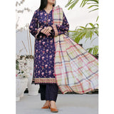 Vs Signature Printed Lawn Unstitched Suit 3Pcs - 342, Women, 3Pcs Shalwar Suit, VS Textile, Chase Value