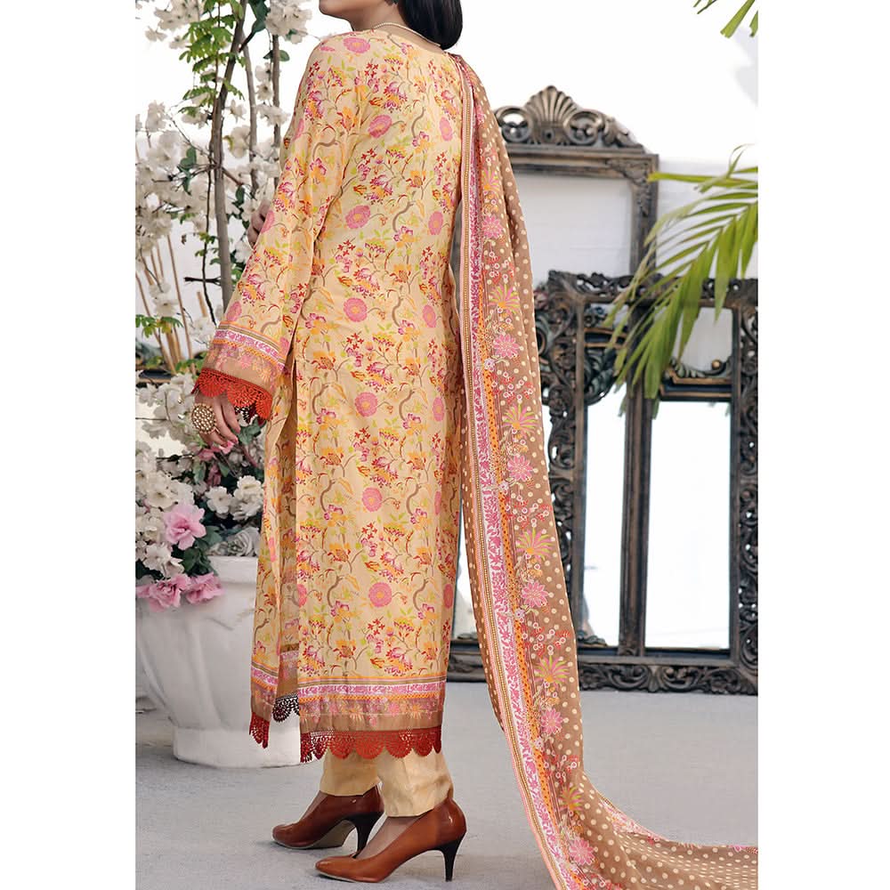 Vs Signature Printed Lawn Unstitched Suit 3Pcs - 346, Women, 3Pcs Shalwar Suit, VS Textile, Chase Value