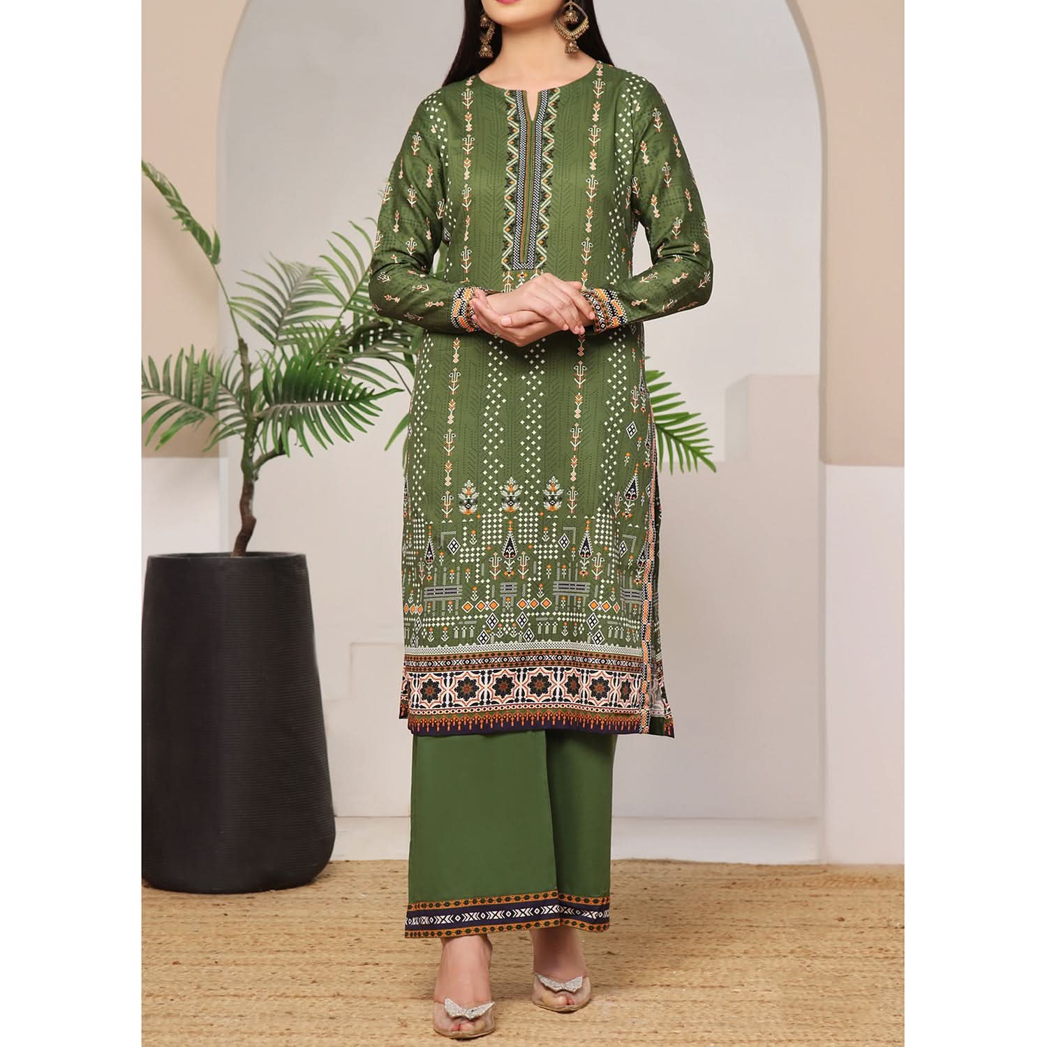 VS-ANMOL Cottel Unstitched Kurti - 248, Women, Unstitched Kurti, VS Textile, Chase Value