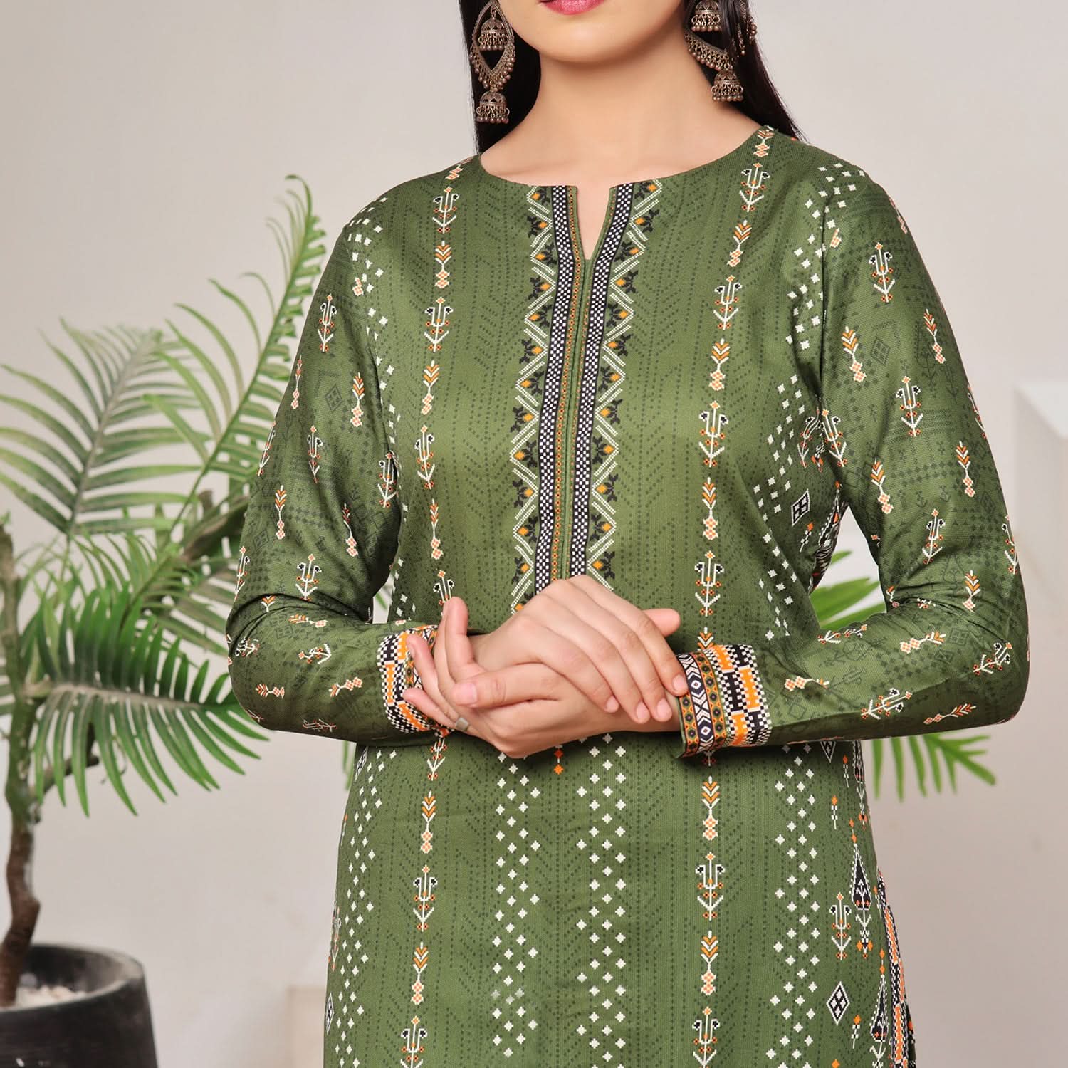 VS-ANMOL Cottel Unstitched Kurti - 248, Women, Unstitched Kurti, VS Textile, Chase Value