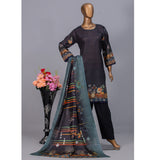 Women's Valuable Unstitched 3Pcs Suit V-2 - 4, Women, 3Pcs Shalwar Suit, Chase Value, Chase Value