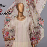 Women's Valuable Unstitched 3Pcs Suit V-2 - 10, Women, 3Pcs Shalwar Suit, Chase Value, Chase Value