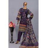 Women's Valuable Unstitched 3Pcs Suit V-2 - 9, Women, 3Pcs Shalwar Suit, Chase Value, Chase Value