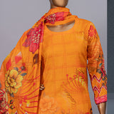 Women's Valuable Unstitched 3Pcs Suit V-2 - 6, Women, 3Pcs Shalwar Suit, Chase Value, Chase Value