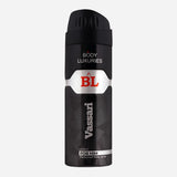 Body Luxuries Men Body Spray 200Ml - Vassari, Men Body Spray & Mist, Chase Value, Chase Value