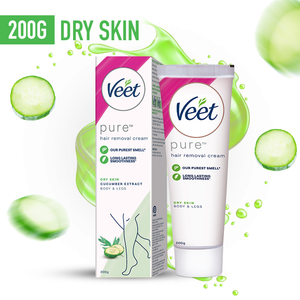 Veet Hair Removing Cream Dry 200g, Lotion & Cream, Veet, Chase Value