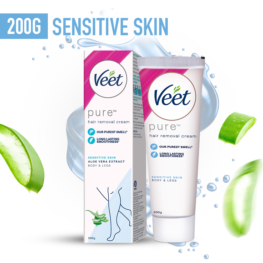 Veet Hair Removing Cream Sensitive 200g, Lotion & Cream, Veet, Chase Value
