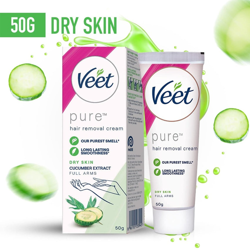 Veet Hair Removing Cream Dry Skin 50g, Lotion & Cream, Veet, Chase Value