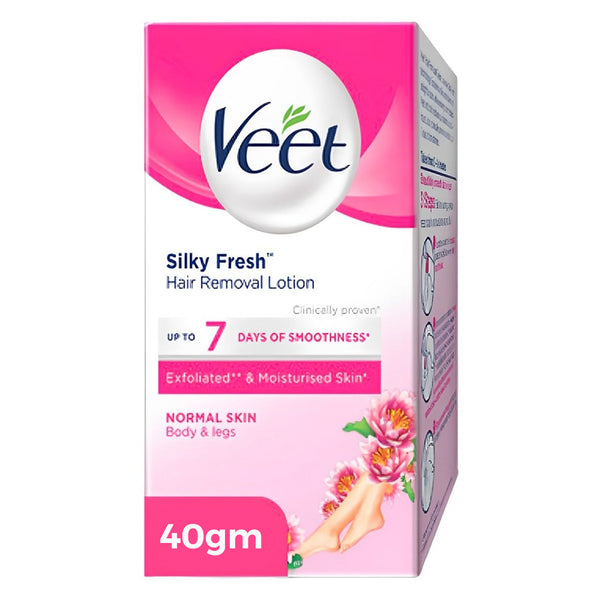 Veet Lotion Silk & Fresh For Normal Skin 40g, Lotion & Cream, Veet, Chase Value