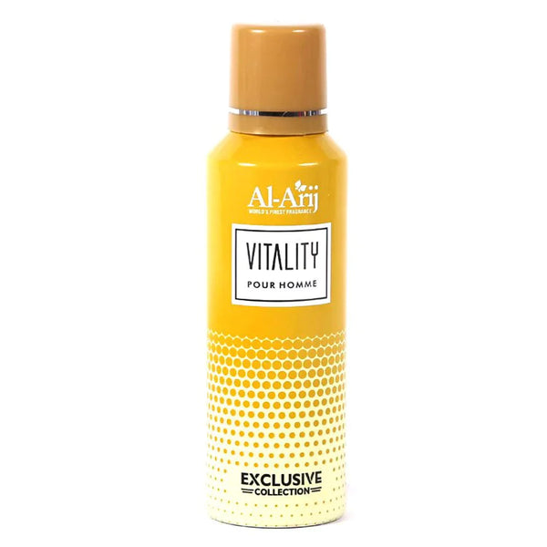 Al Arij Body Spray Vitality 200 Ml, Men Perfumes, Al Arij, Chase Value