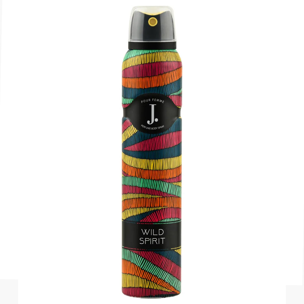 J. Body Spray Wild Spirit For Women - 200Ml, Women Body Spray & Mist, J., Chase Value