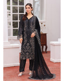 Dr Haris Winter Luxe Karandi Embroidered 3 Pc  Suit