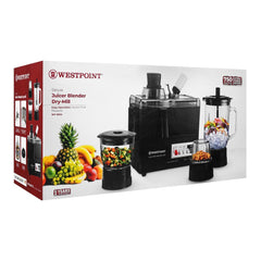 West Point Deluxe Juicer, Blender, Dry Mil, 750W, 220-240V, WF-8824, Juicer Blender & Mixer, Westpoint, Chase Value