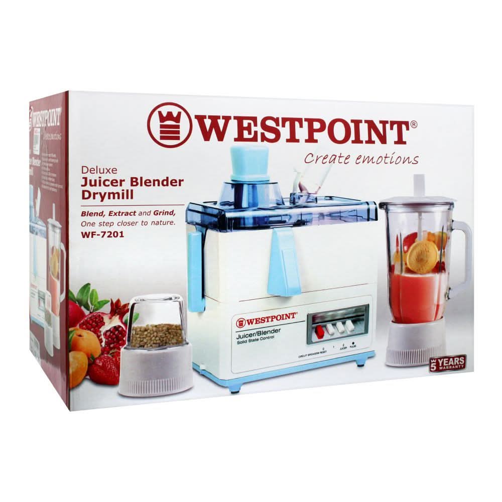 West Point Juicer, Blender & Grinder Set 7201, Juicer Blender & Mixer, West Point, Chase Value