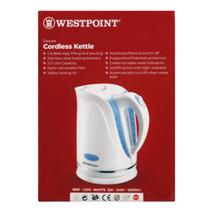 West Point Kettle Concealed Element, 1.7 Ltr WF-578, Coffee Maker & Kettle, West Point, Chase Value