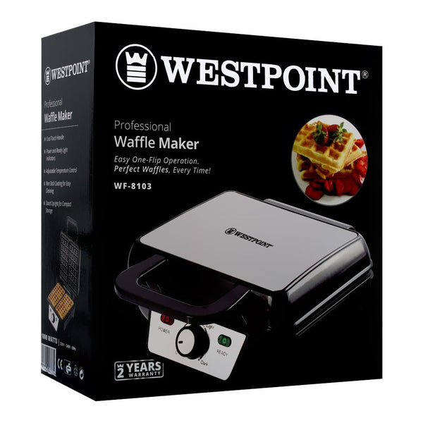 West Point Professional Waffle Maker, 1000W, WF-8103, Toaster & Hot Plate, Westpoint, Chase Value