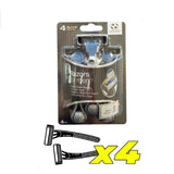 Wetell Shaving Razor For Men Pack Of 4, Razor & Cartridges, Chase Value, Chase Value