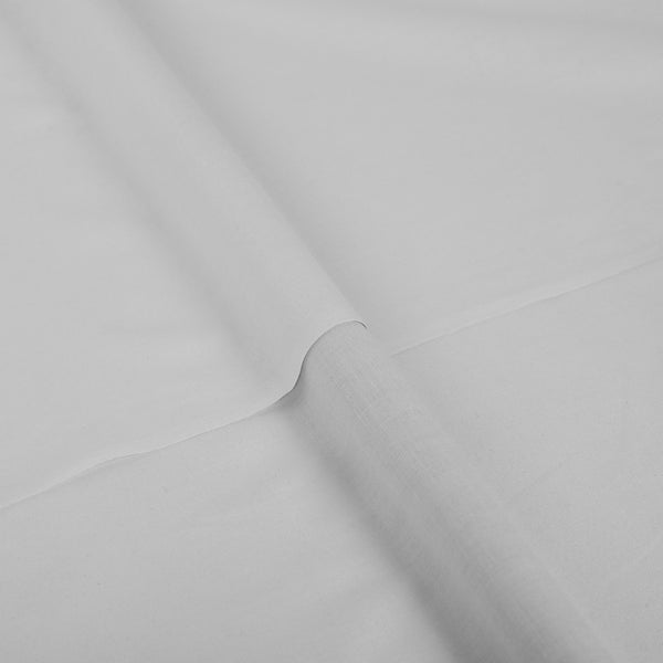 Men's Valuable Plain Polyester Viscose Unstitched Suit - White, Men's Unstitched Fabric, Chase Value, Chase Value